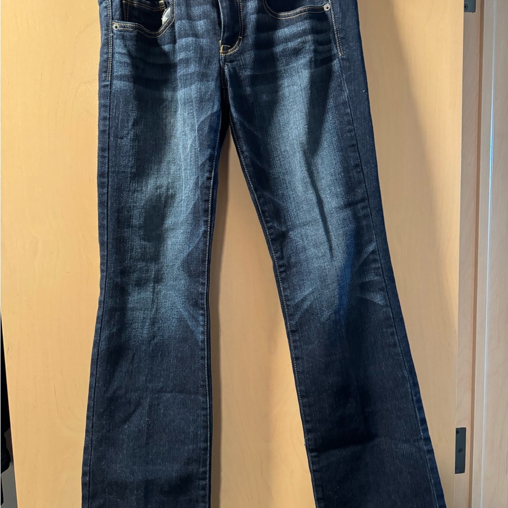 American Eagle Outfitters Blue Flare Wide Leg Jeans